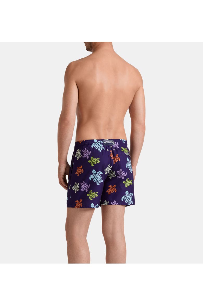 Micro-perforated Ultra-light and packable Swim Trunks, Alternate, color, Midnight Violet