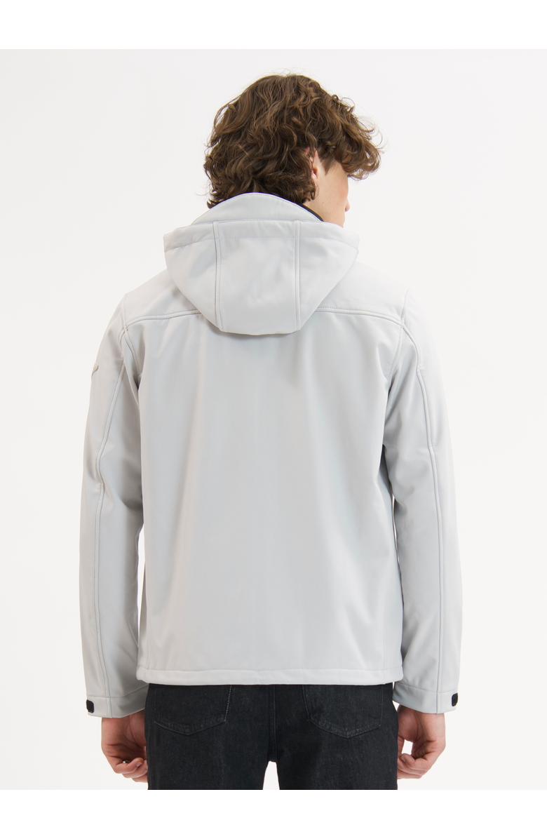 Point Zero SOFTSHELL DEWSPO BONDED MESH JACKET, Alternate, color, Silver