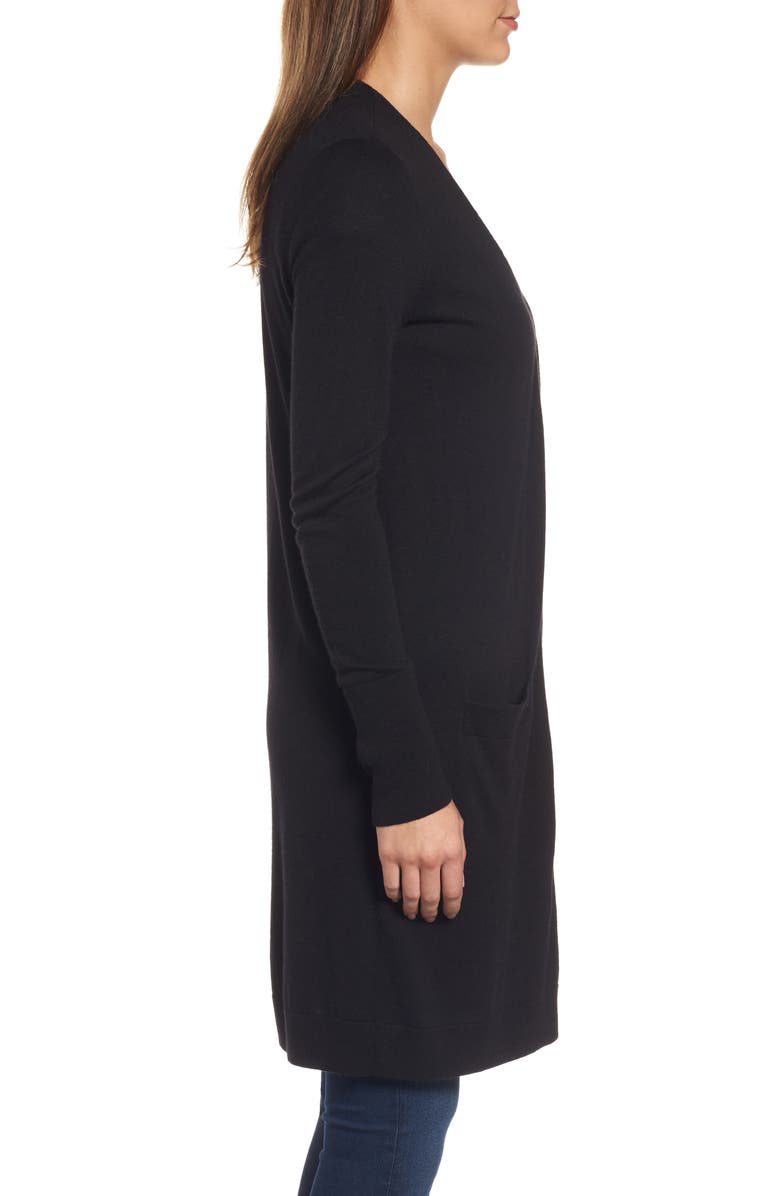 Halogen<sup>®</sup> Long Open Front Cardigan, Alternate, color,
