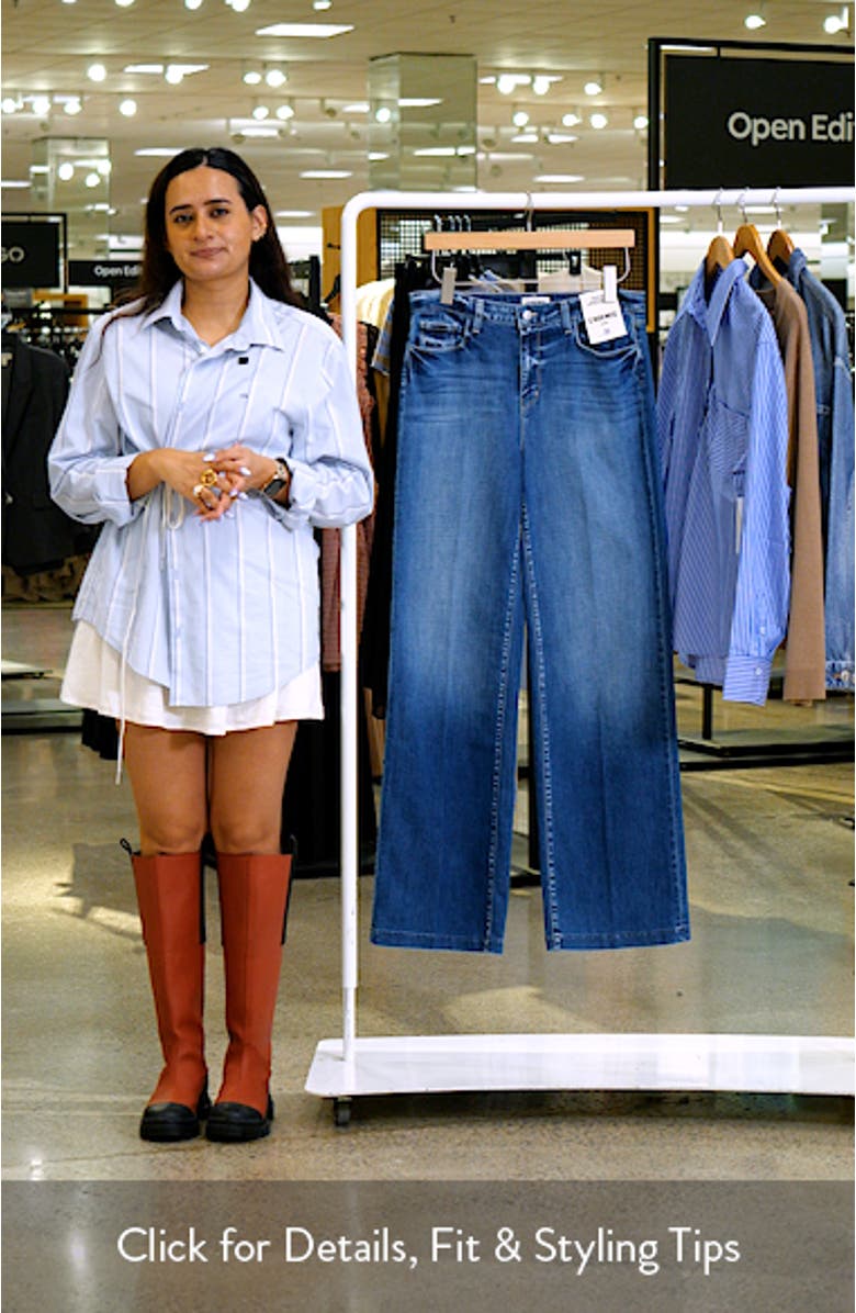 Clayton High Waist Wide Leg Jeans, sales video thumbnail