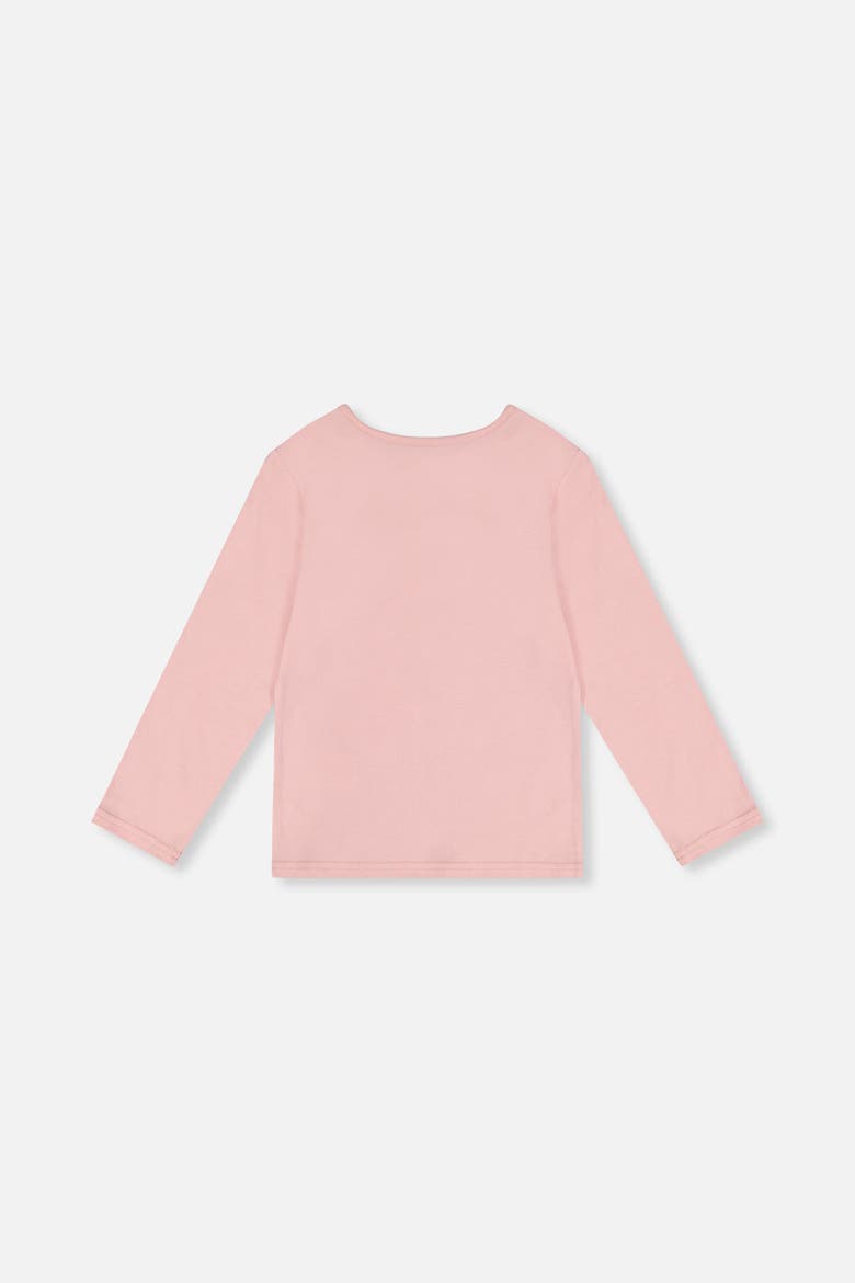 Whimsical Organic Cotton Long Sleeve T-Shirt, Alternate, color, Pale Dusty Pink