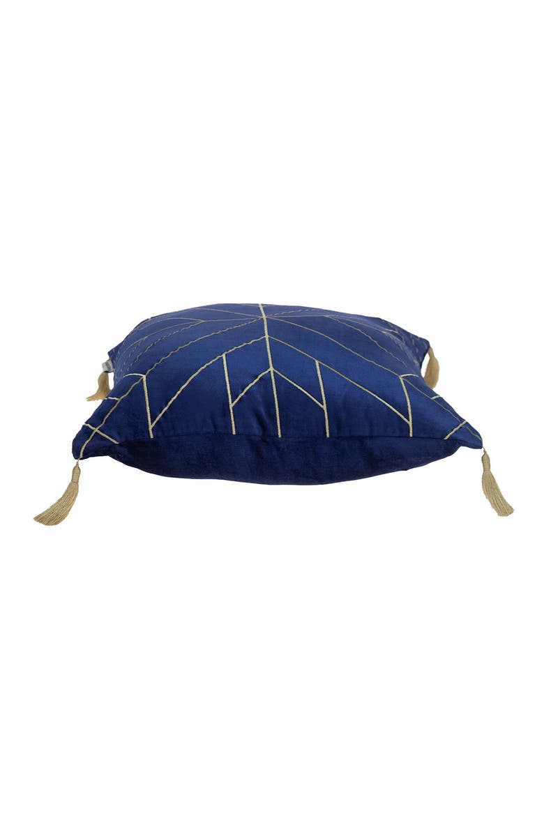 Zella Throw Pillow, Alternate, color, BLUE