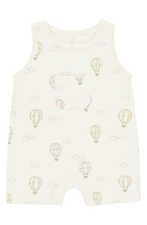 Balloon Print Organic Cotton Romper (Baby)