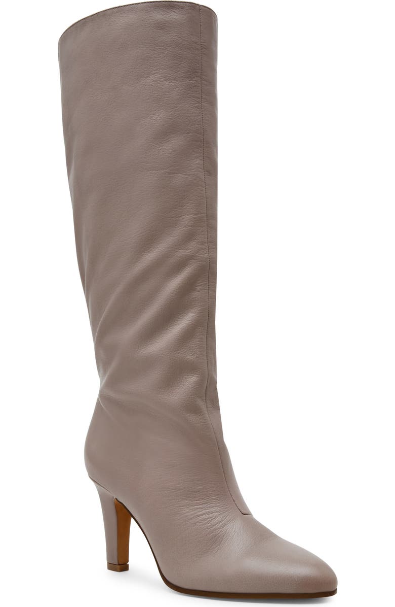 Steve Madden Rizk Knee High Boot, Main, color, Grey Suede