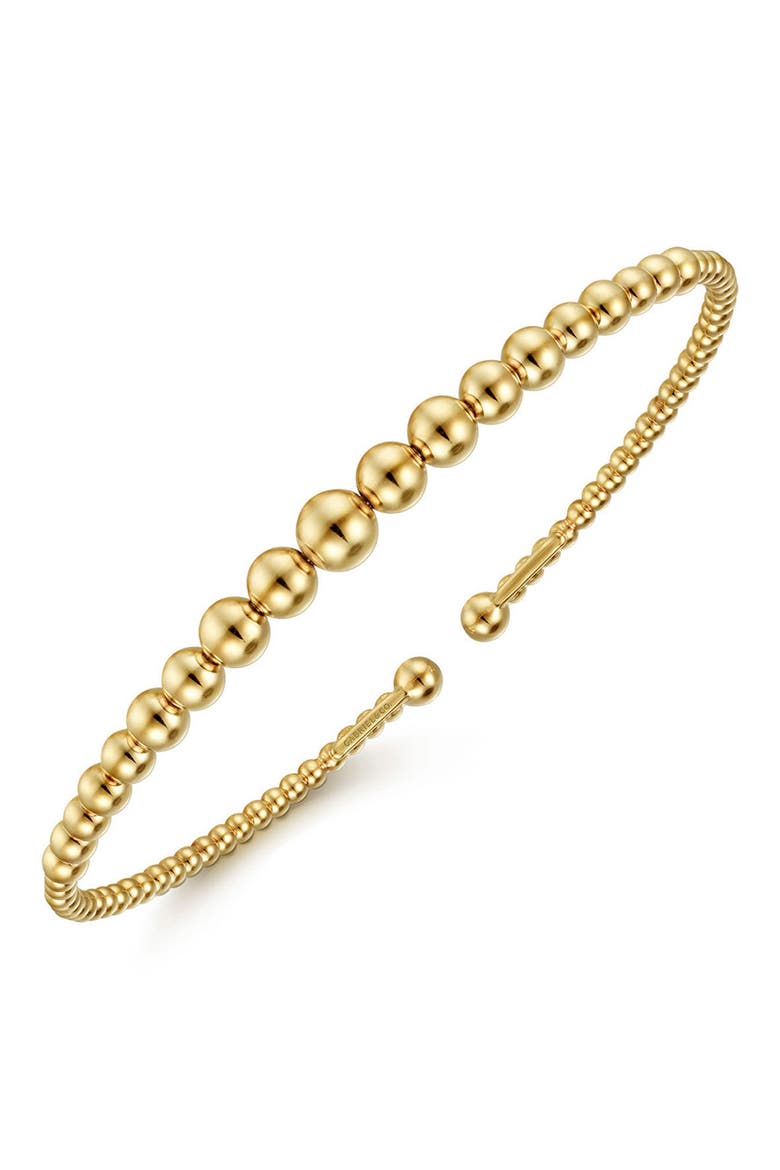 Bujukan Beaded Cuff Bracelet, Alternate, color, GOLD