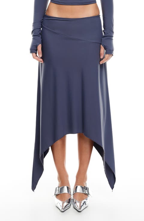 Cherie Asymmetric Midi Skirt