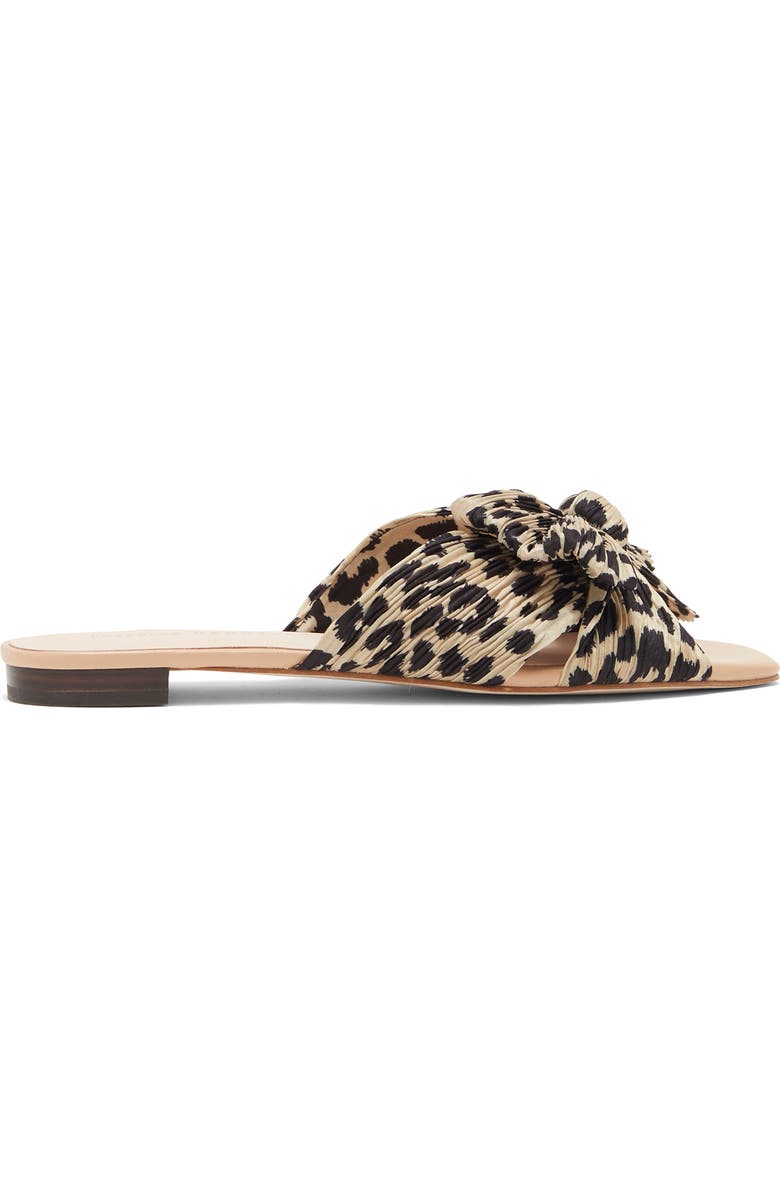 Loeffler Randall Daphne Floral Bow Slide Sandal, Alternate, color,