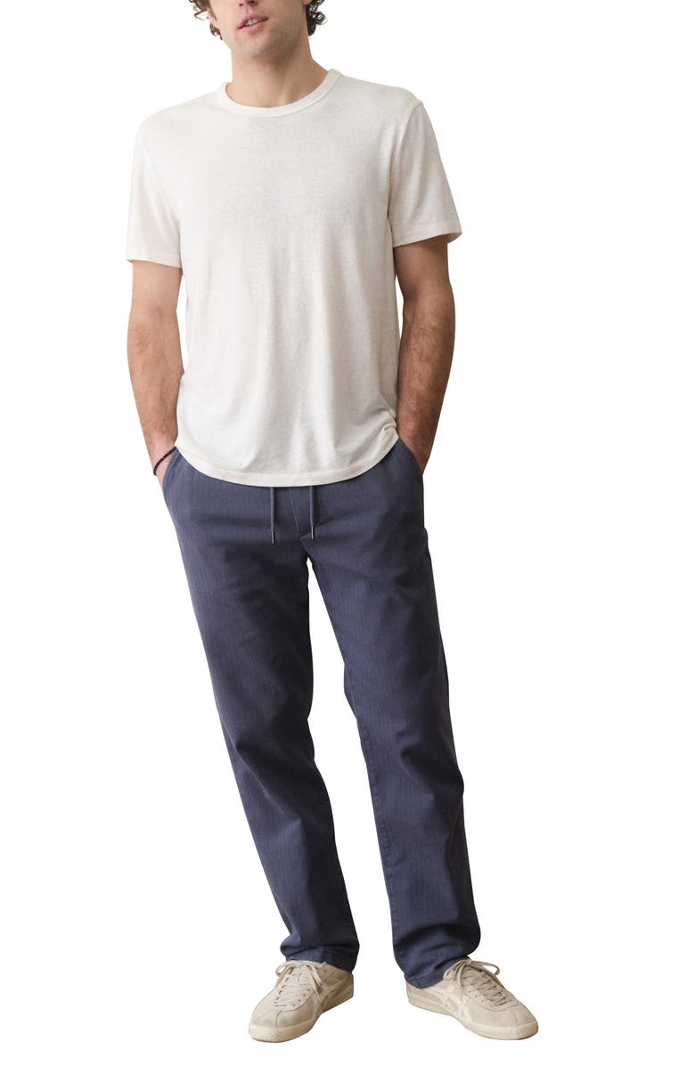 Marine Layer Relaxed Hemp Cotton T-Shirt, Alternate, color, White