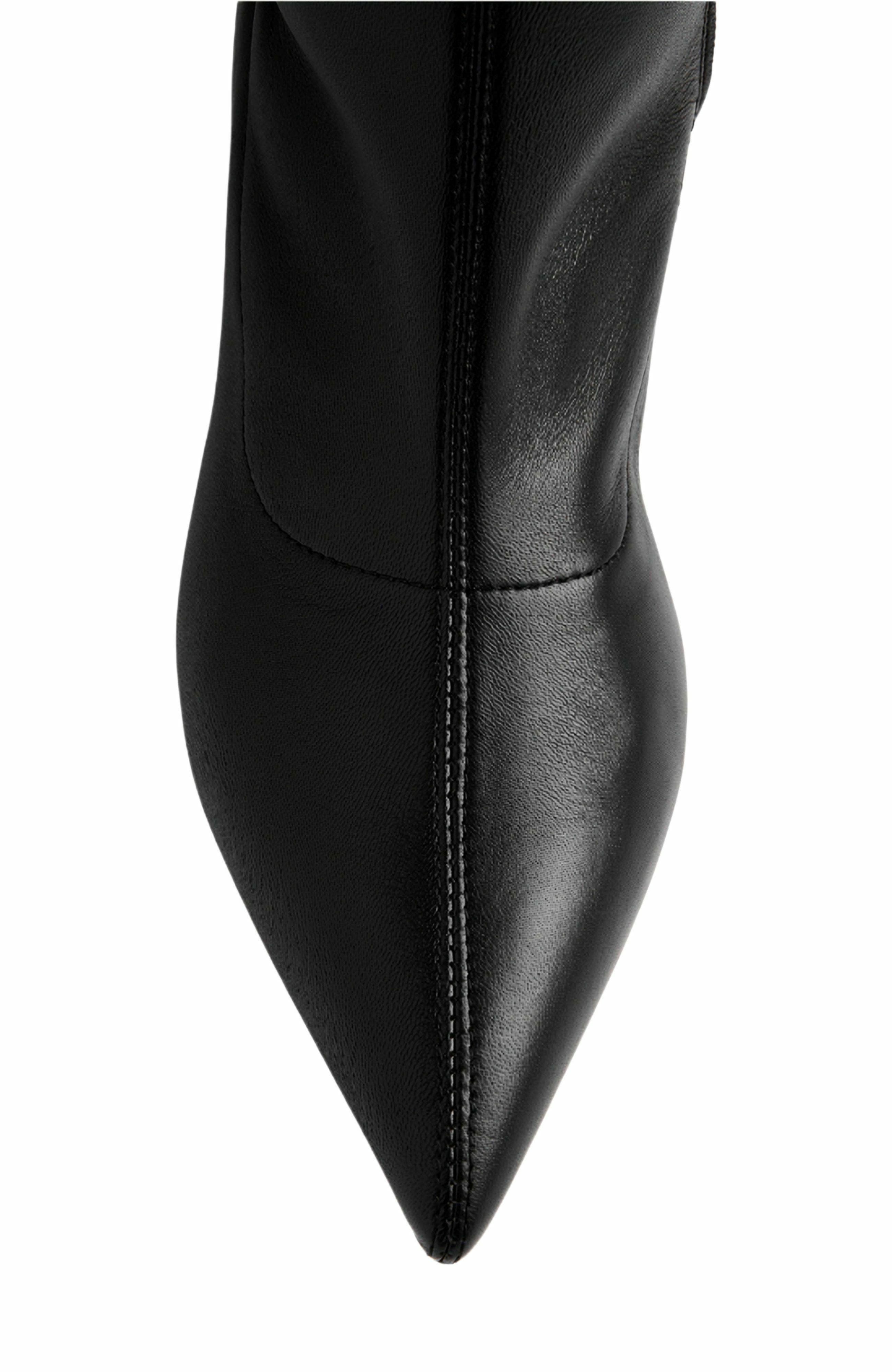 Neil J. Rodgers Seta Over The Knee Stretch Boot, Alternate, color, Black Nappa