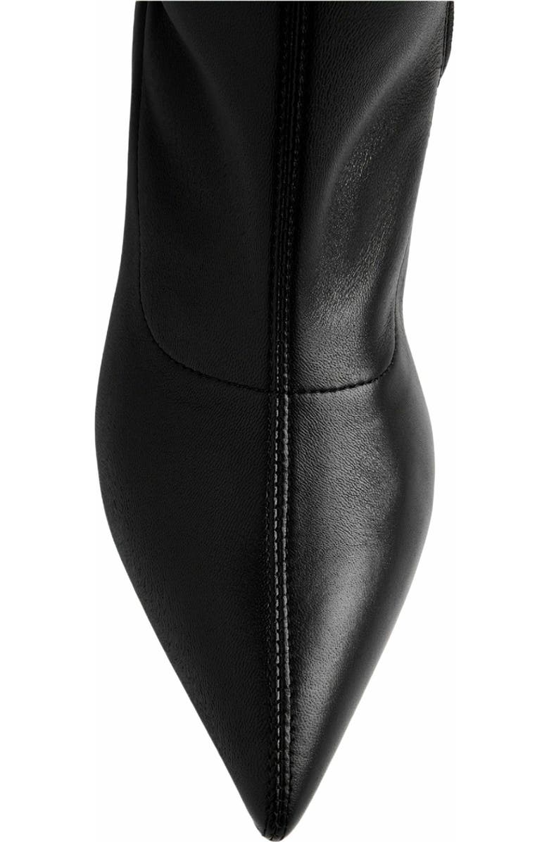 Neil J. Rodgers Seta Over The Knee Stretch Boot, Alternate, color, Black Nappa