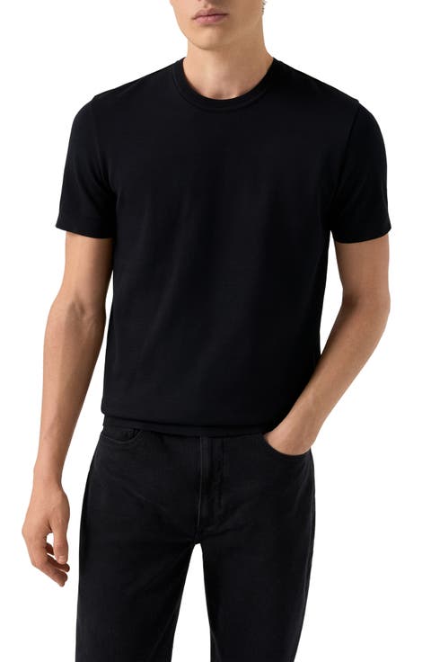 Texture Cotton T-Shirt
