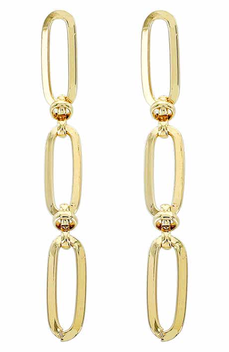 Panacea Linear Chain Drop Earrings