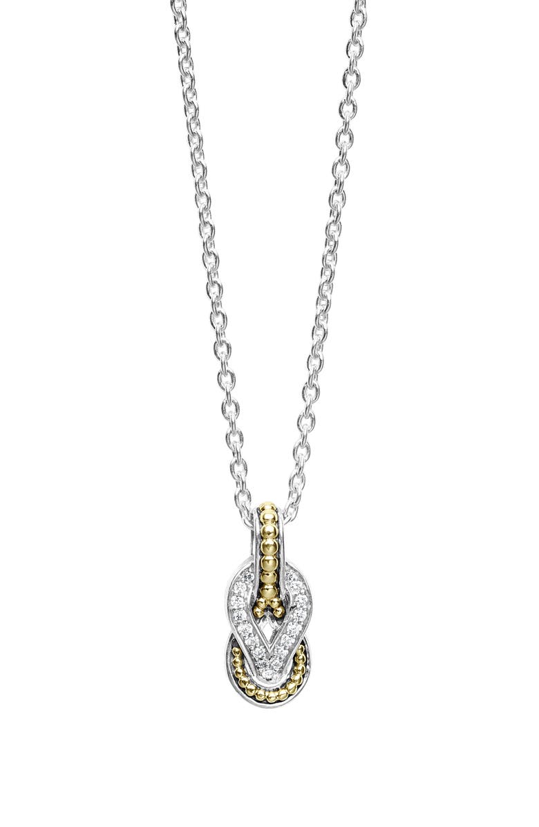 LAGOS Newport Diamond Pendant Necklace, Alternate, color, 