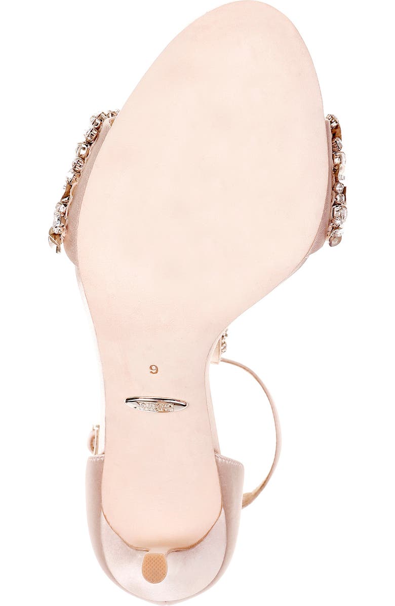 Badgley Mischka Collection Badgley Mischka Crystal Embellished Sandal, Alternate, color,