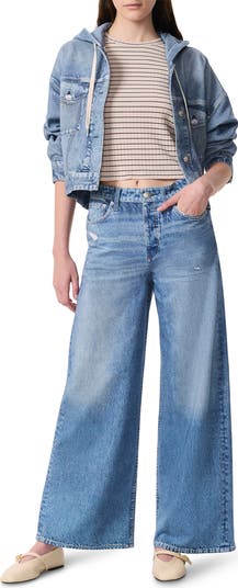Miramar Sofie Trompe L'Oeil High Waist Wide Leg Jeans
