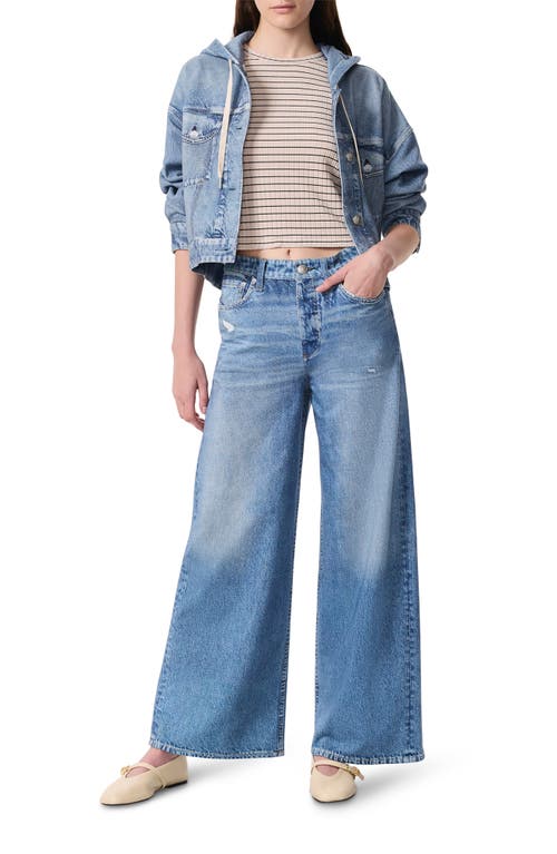 Rag & Bone Miramar Sofie Cropped Wide-leg Jeans In Minetta