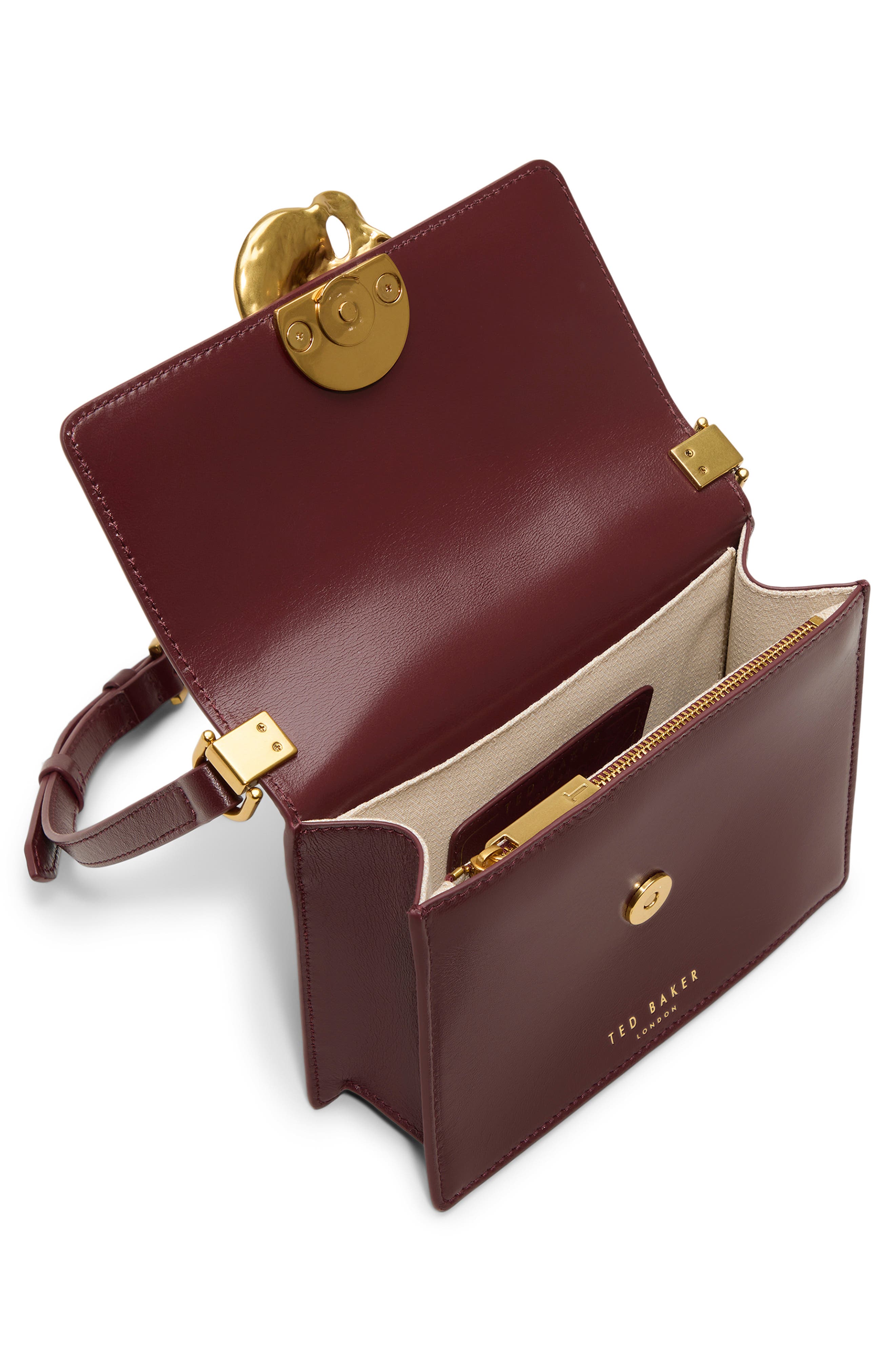 Ted Baker London Rosalie Leather Crossbody Bag, Alternate, color, 