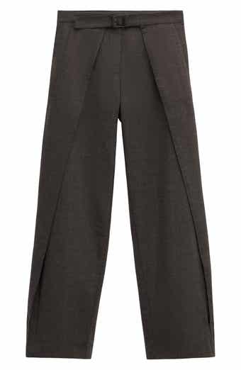Belted Pleated Pants