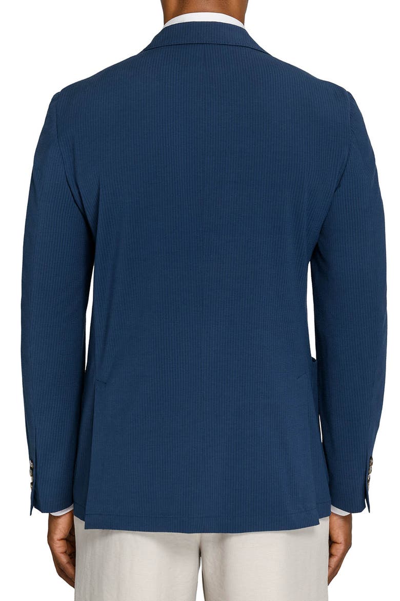 Sterling Seersucker Blazer, Alternate, color, NAVY