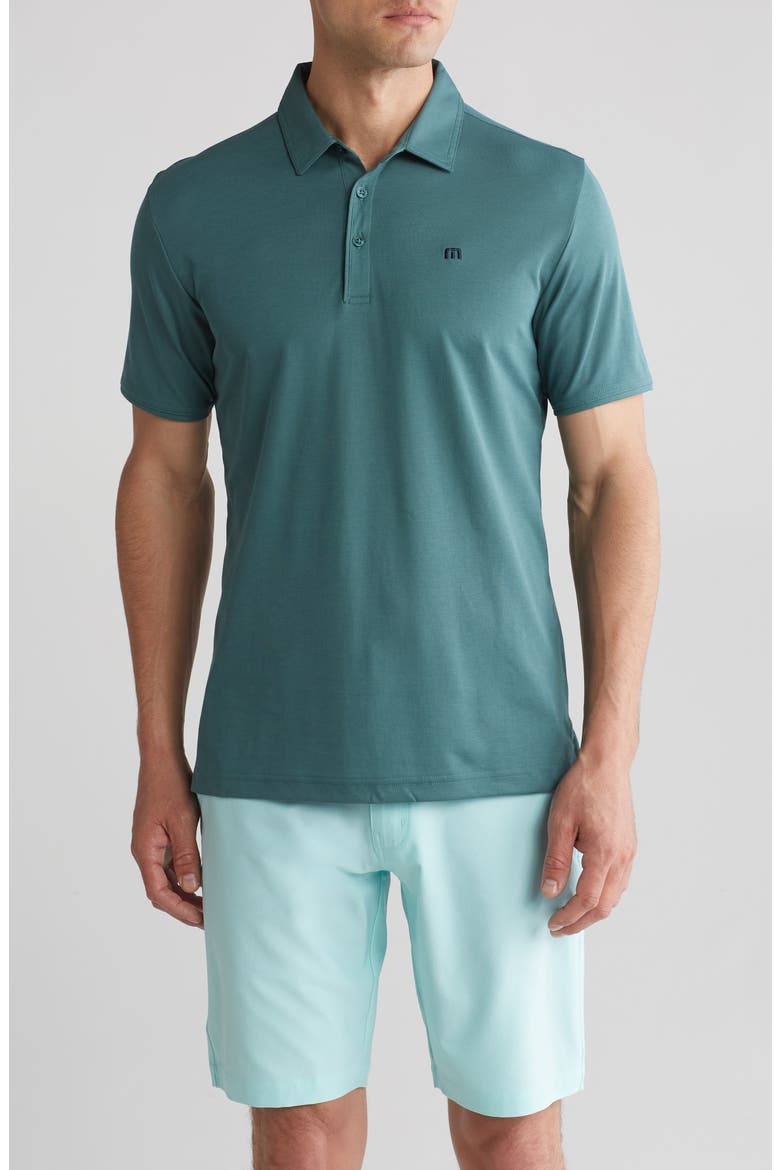 Excursion Knit Polo, Main, color, SILVER PINE