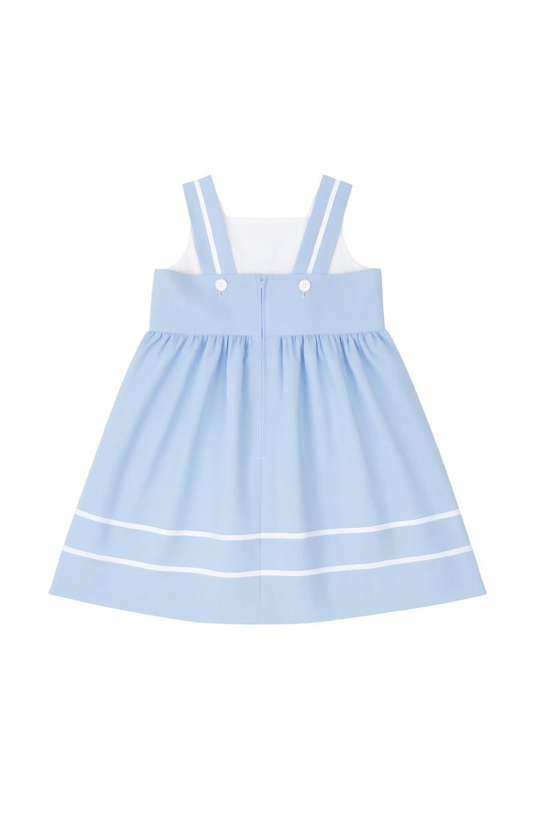 Florence Eiseman Pincord Dress, Alternate, color, Blue/White