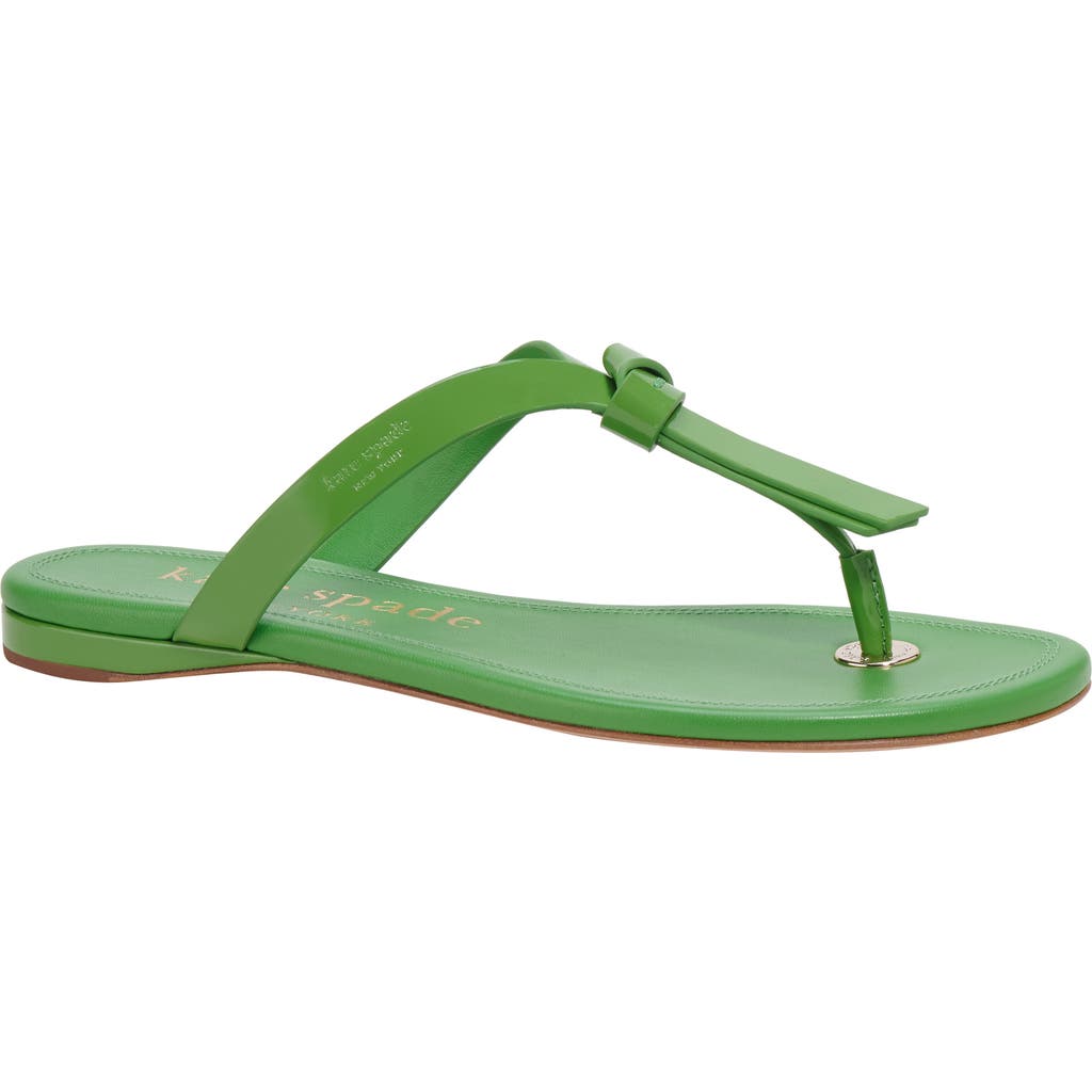 Kate Spade New York Knott Flip Flop In Green