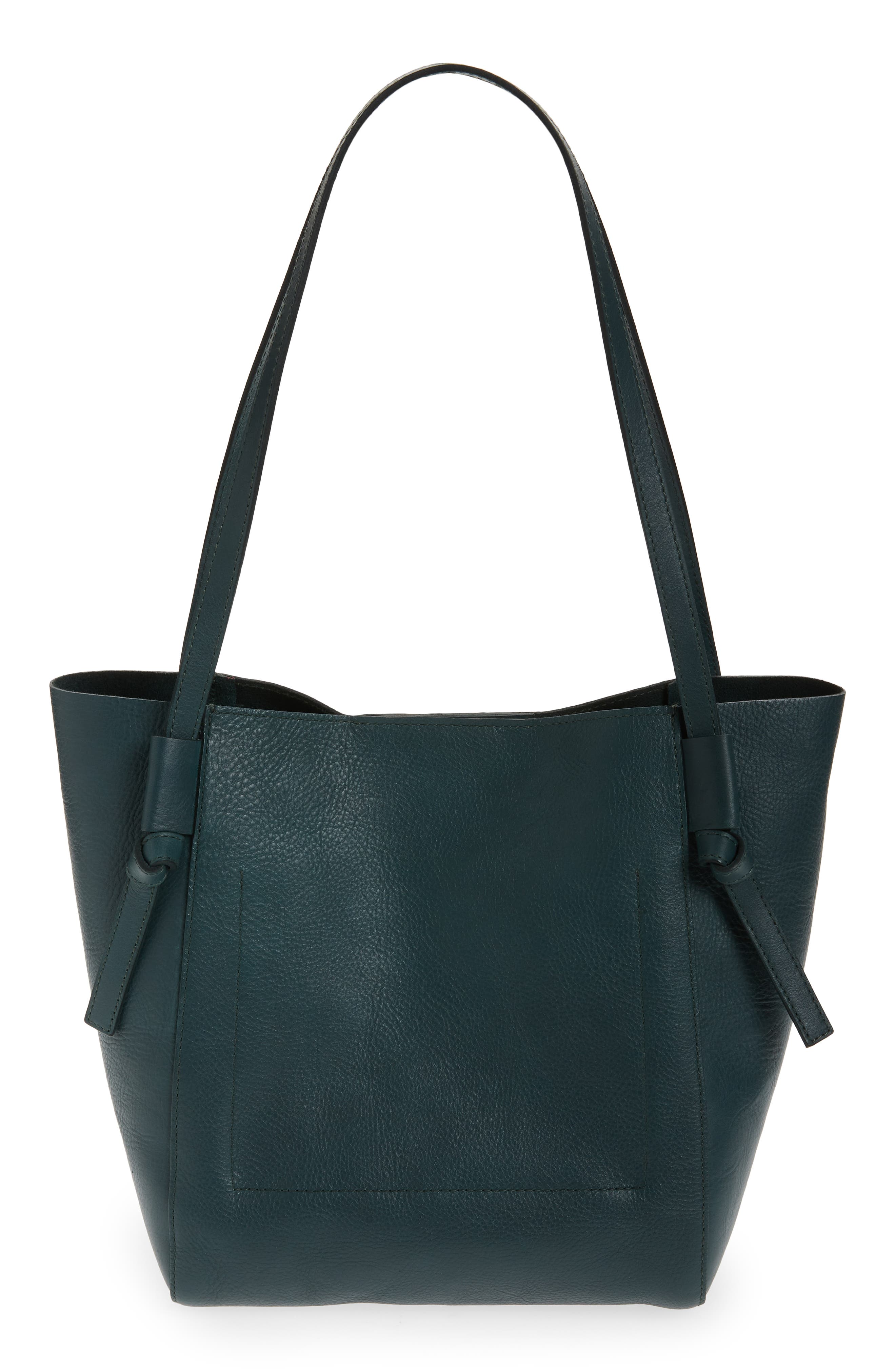 Knotted Tote Bag, Alternate, color, MIDNIGHT GREEN