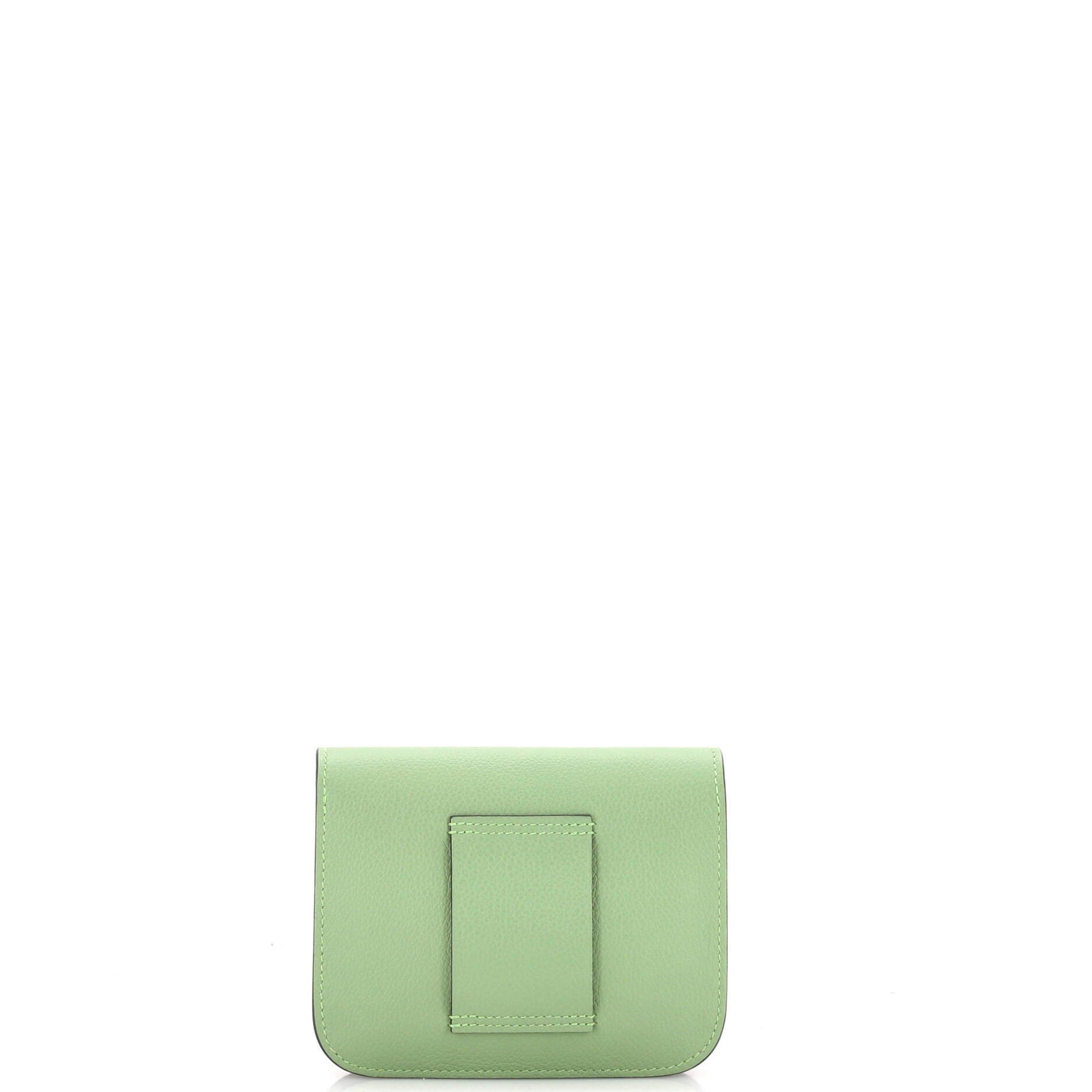 Constance Slim Wallet Evercolor, Alternate, color, Green