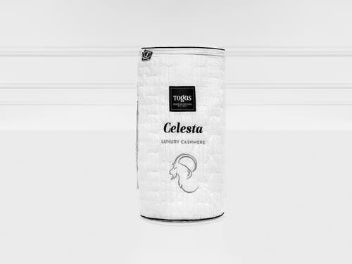 Togas Celesta Cashmere Silk Comforter In White