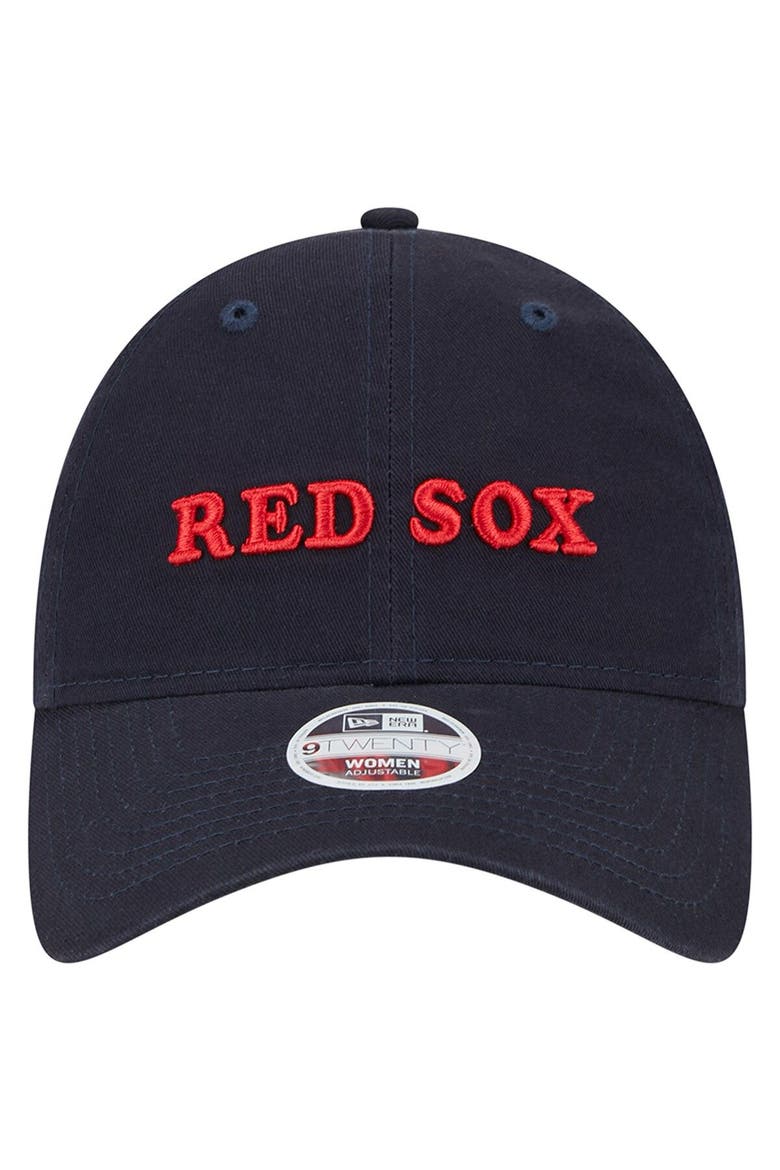 Women's New Era Navy Boston Red Sox Shoutout 9TWENTY Adjustable Hat, Alternate, color, Navy