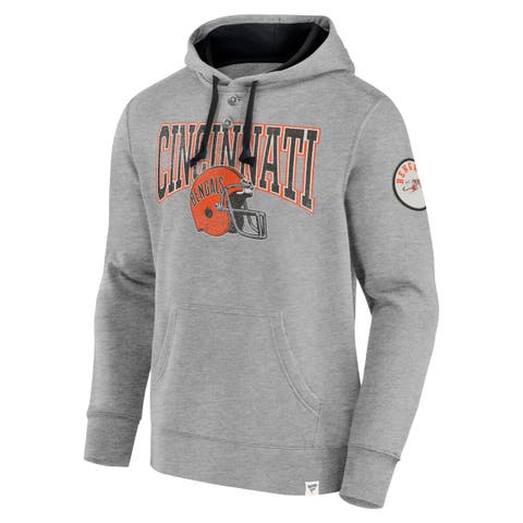 Men's Fanatics  Black Cincinnati Bengals Label Maker Pullover Hoodie