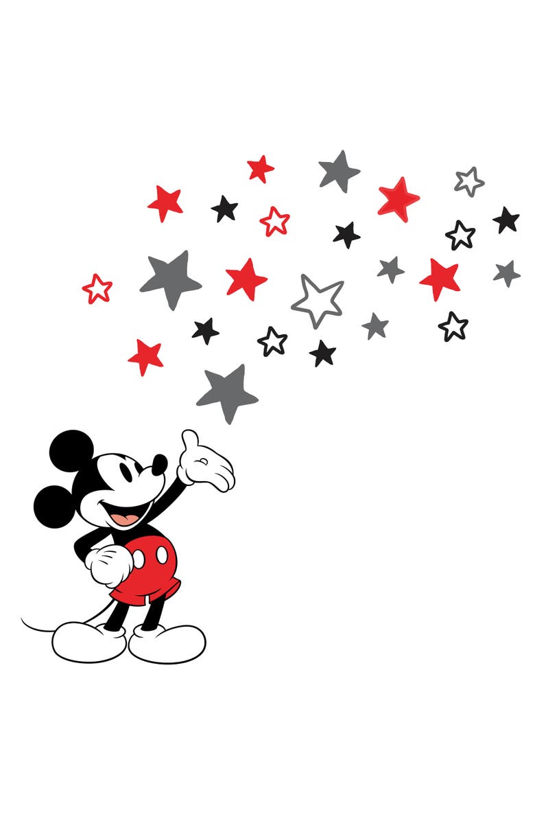 Lambs & Ivy Disney Baby Magical Mickey Mouse Wall Decals, Main, color, Multicolor