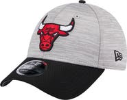 New Era Men's New Era Heather Gray/Black Chicago Bulls Active Digi-Tech Two-Tone 9FORTY Adjustable Hat