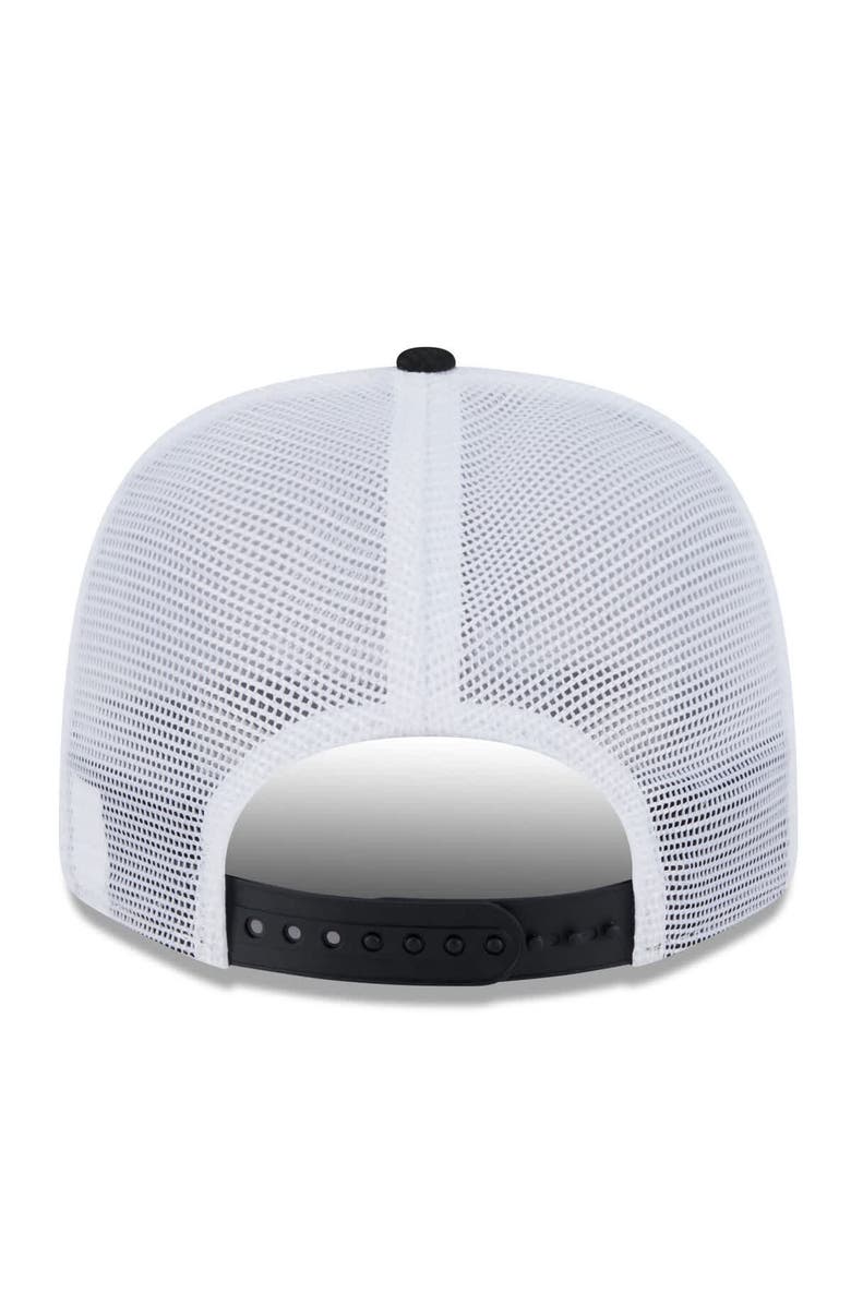 New Era Men's New Era  White/Black Miami Marlins 2025 Batting Practice 9SEVENTY Stretch-Snap Trucker Hat, Alternate, color, 