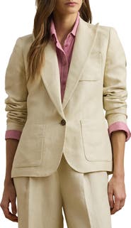 Ralph Lauren★Linen-Blend Twill Blazer Lauren Ralph Lauren Linen Blend Twill Blazer | Nordstrom