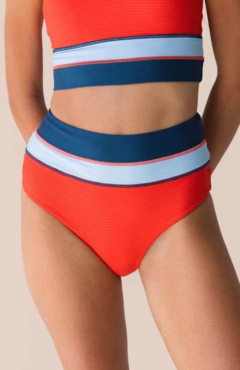 Colorblock Swim Bottom