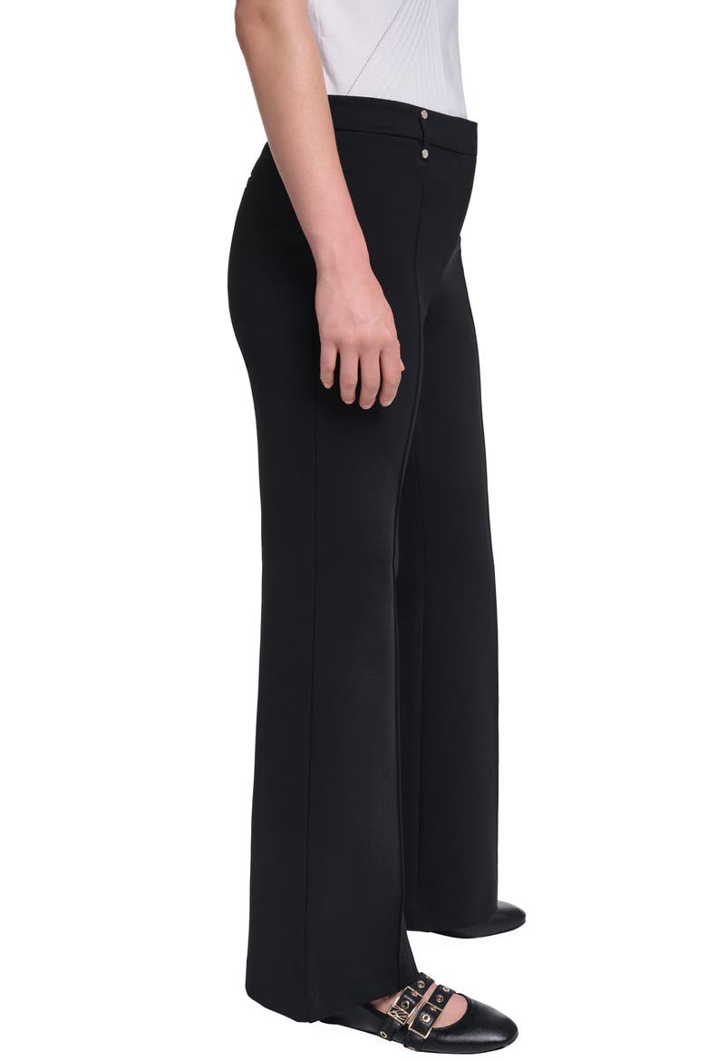 Front Seam Straight Leg Pants, Alternate, color, BLACK