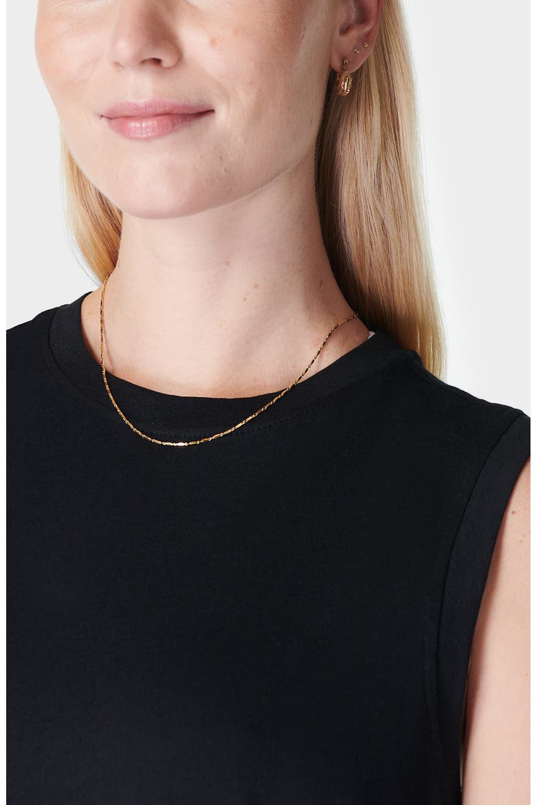 Essential Sleeveless T-Shirt, Alternate, color, BLACK