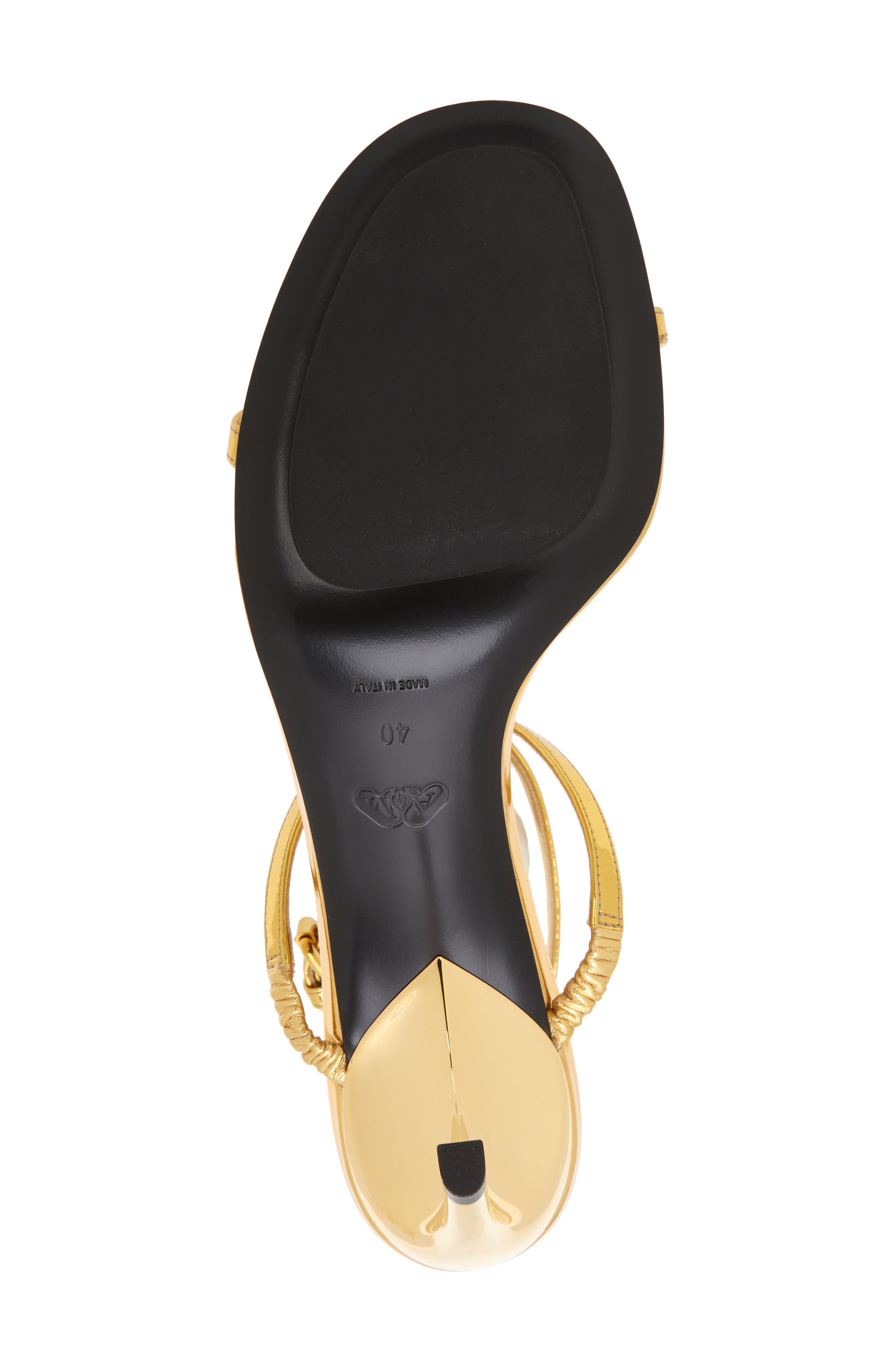 McQueen Naked Armadillo Sandal, Alternate, color, 