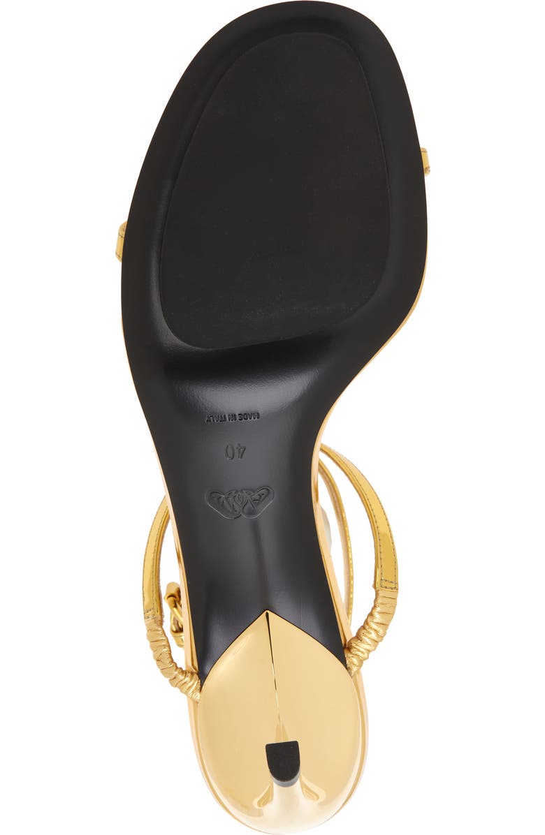 McQueen Naked Armadillo Sandal, Alternate, color,