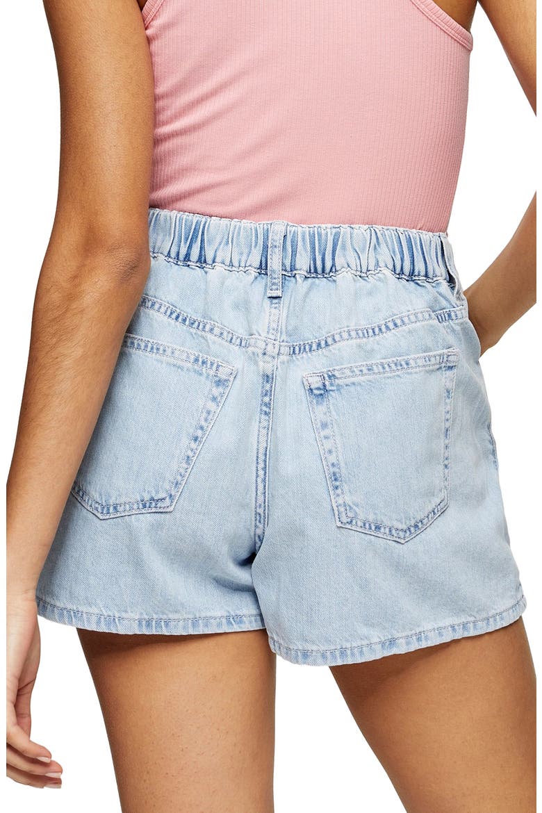 Sofia Beach Denim Shorts, Alternate, color, BLEACH