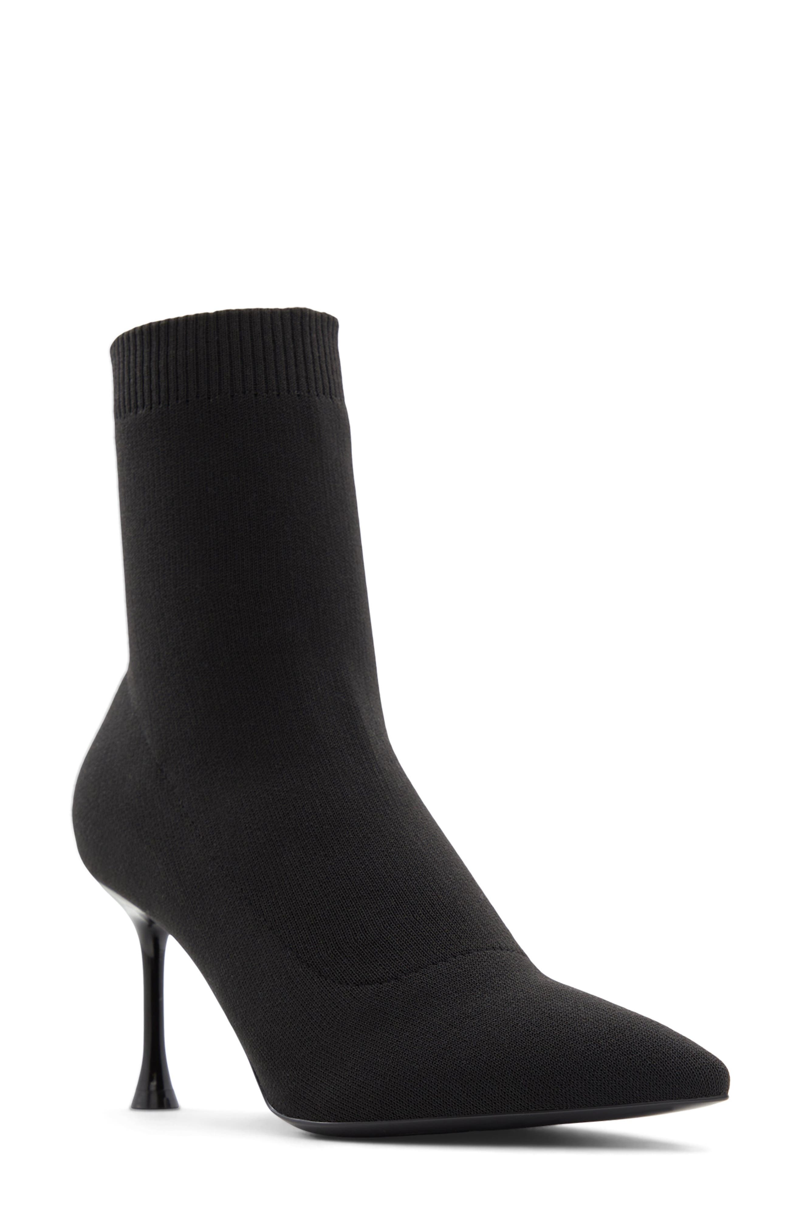 ALDO Phara Pointed Toe Sock Bootie, Main, color, 
