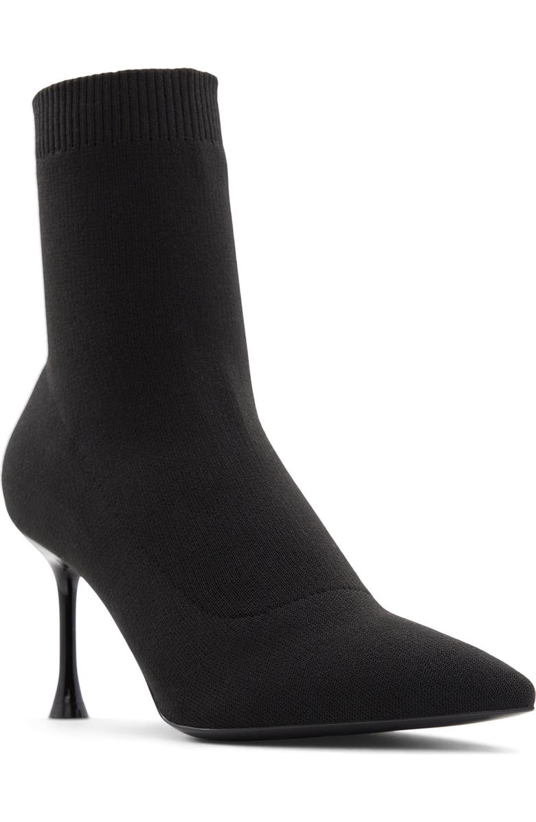 ALDO Phara Pointed Toe Sock Bootie, Main, color,