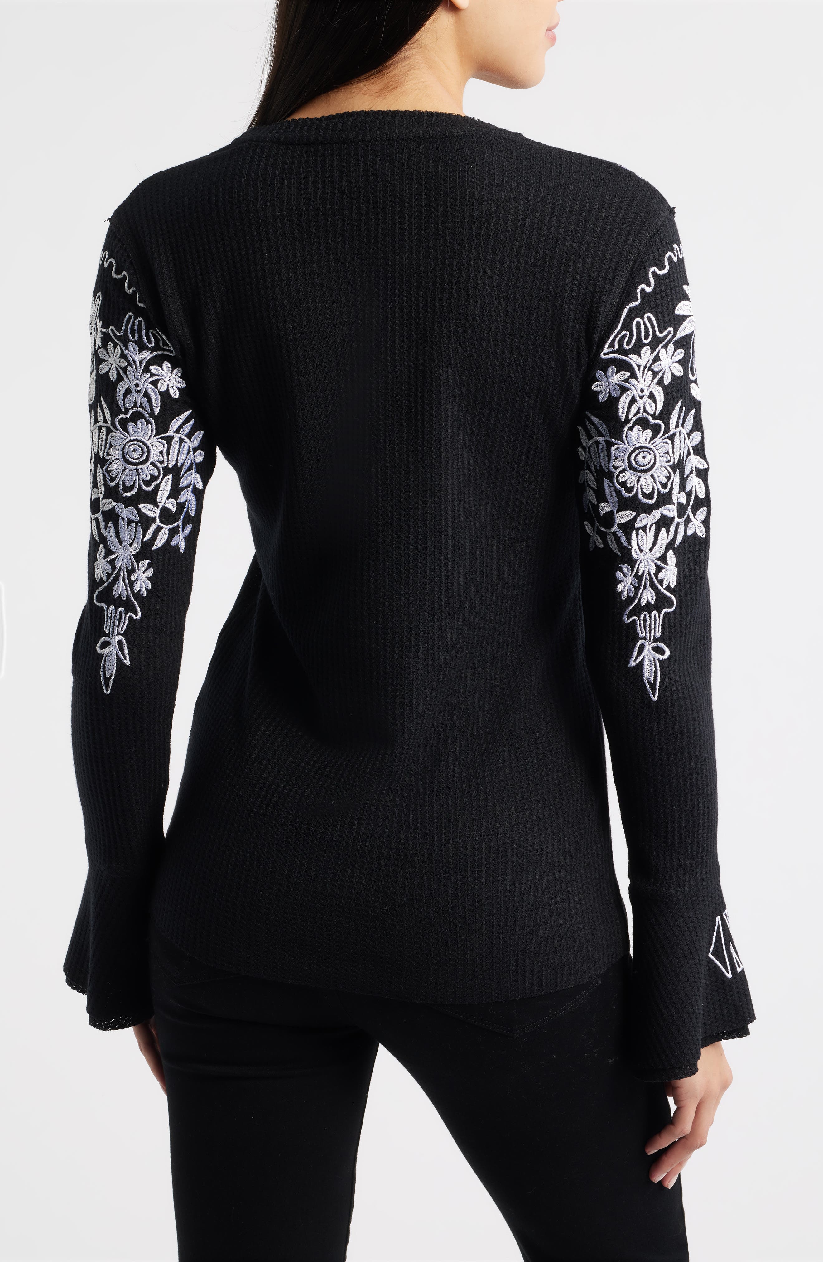 Bryn Embroidered Thermal Top - image 2