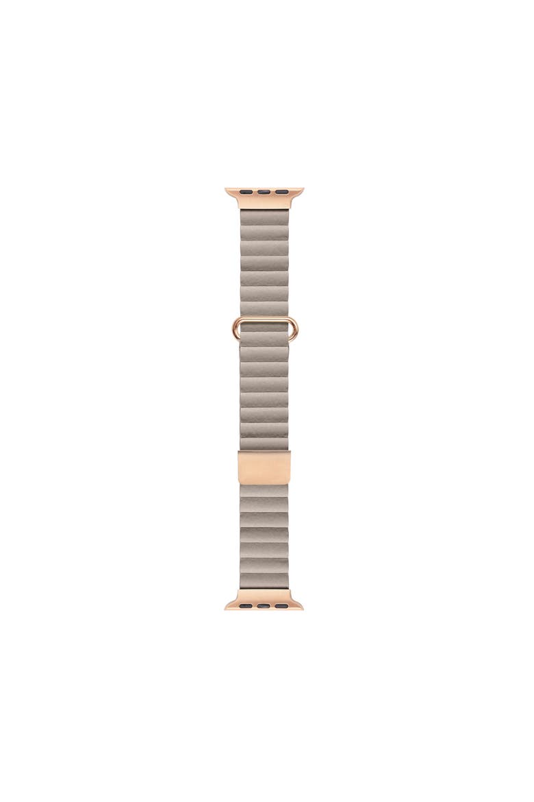 Riley Magnetic Leather Band for Apple Watch, Alternate, color, Khaki