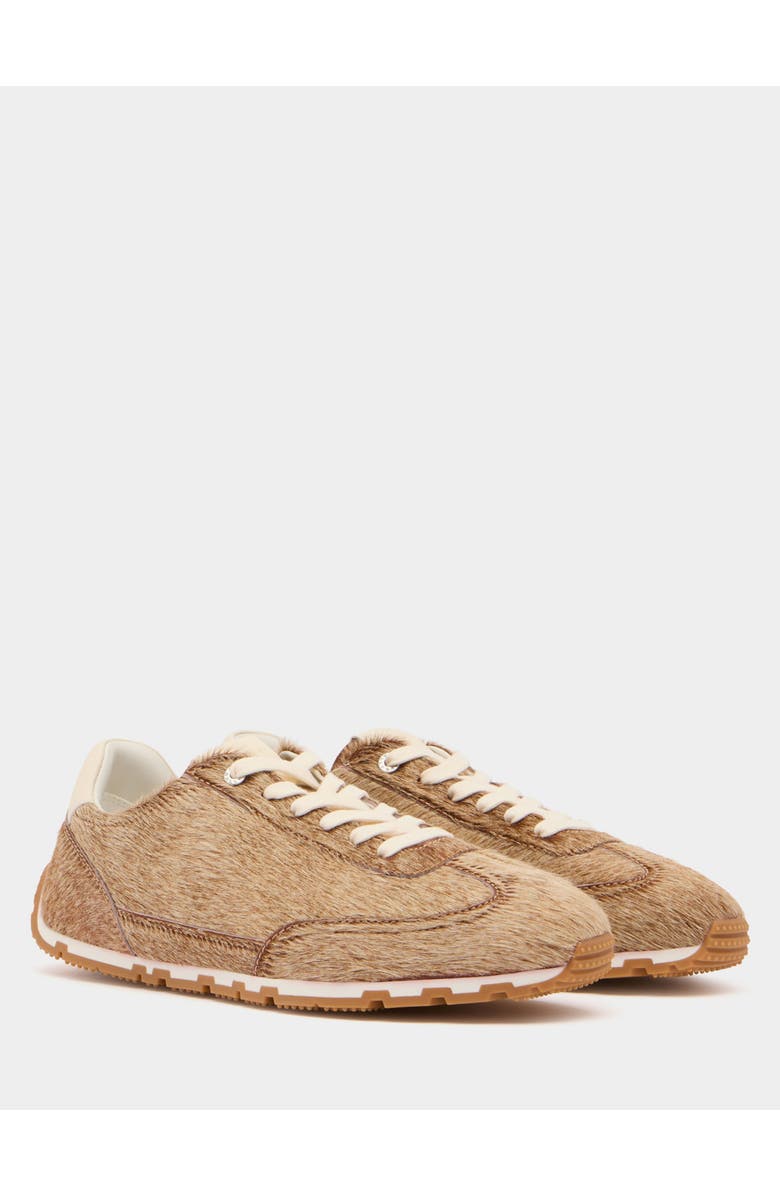 Bally Quarry Sneaker in Bone Pony Hair, Alternate, color, White