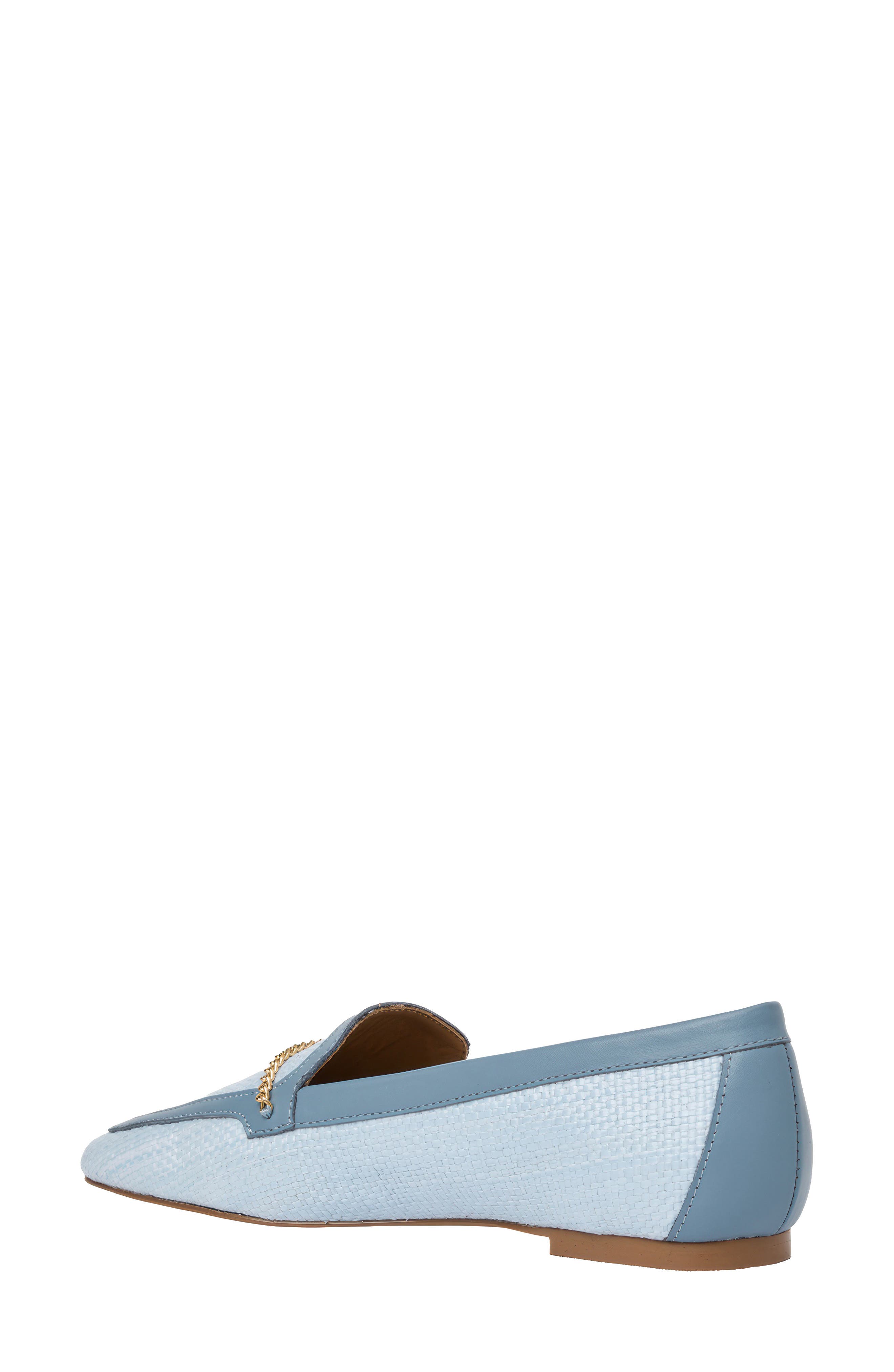 Ariane Loafer, Alternate, color, SKY BLUE RAFFIA