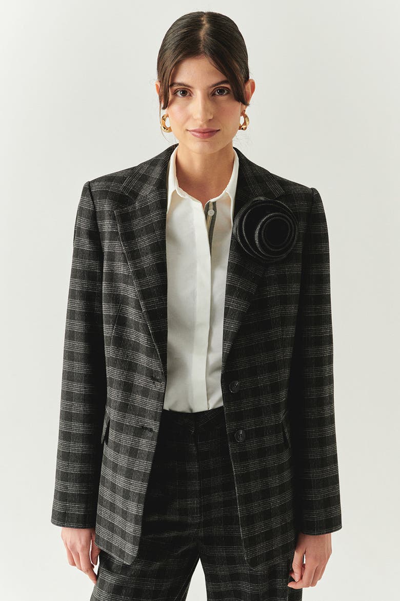 Amiri Plaid Jacket, Main, color, ANTHRACITE
