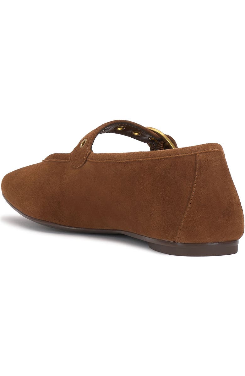 Vince Camuto Vinica Square Toe Mary Jane Flat, Alternate, color, Burnt Sugar