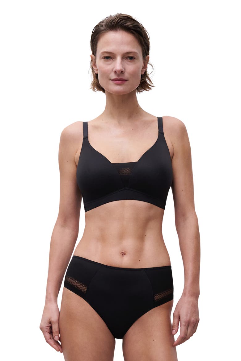 Easy Bliss Wireless Bra, Alternate, color, BLACK